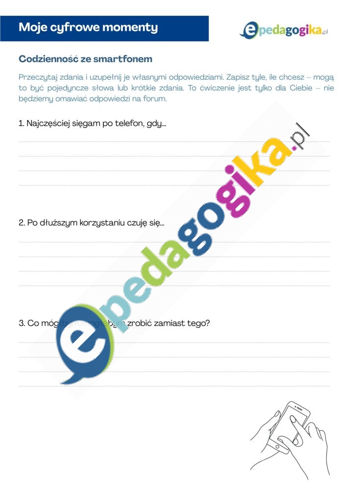 Karta pracy nr 1. Moje cyfrowe momenty