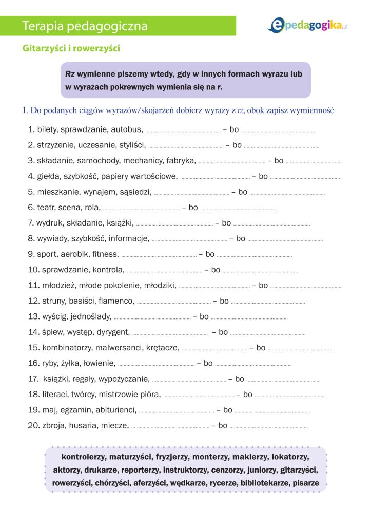 Gitarzyści i rowerzyści