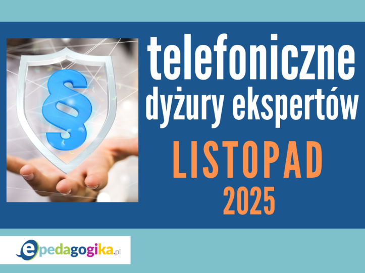 Telefoniczne dyżury ekspertów: LISTOPAD 2025