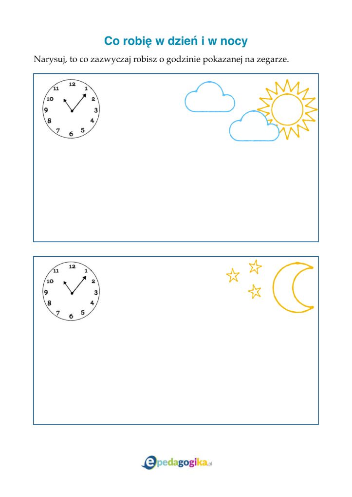 Co robię w dzień i w nocy