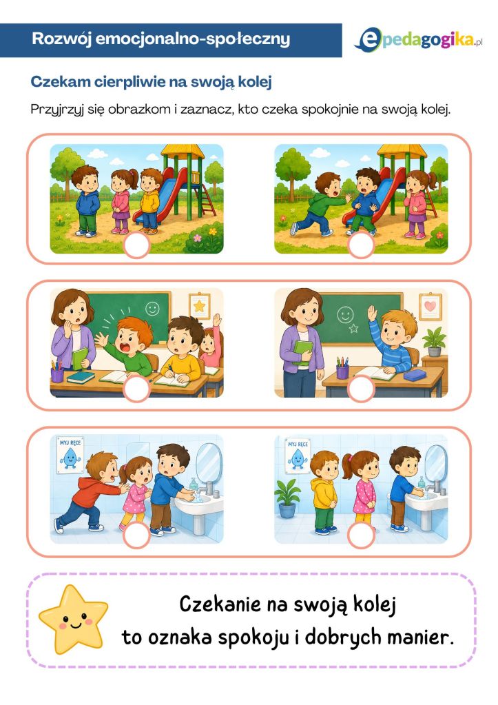 Dobre maniery na co dzień – karty pracy dla dzieci