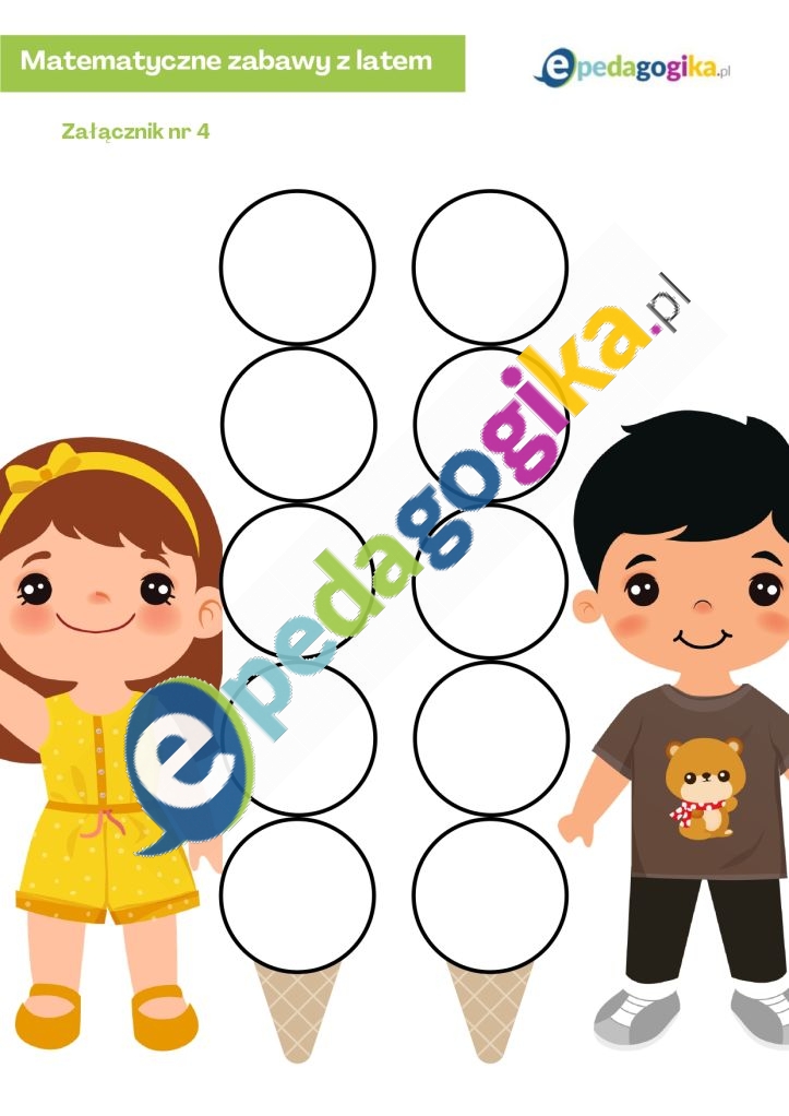  Lekcja otwarta – scenariusz zajęć rewalidacyjnych. Matematyczne zabawy z latem 