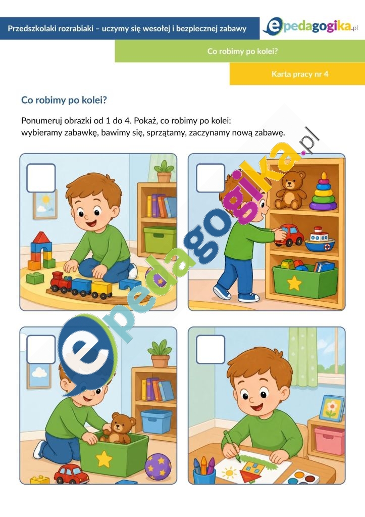 Karta prcy 4. Co robimy po kolei