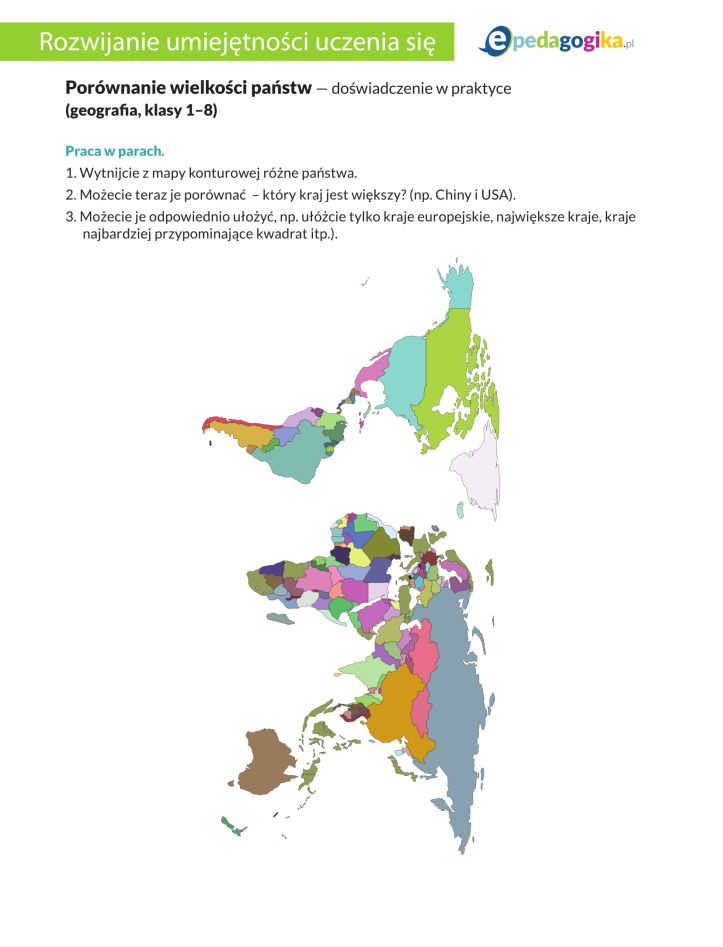 Porównanie wielkości państw