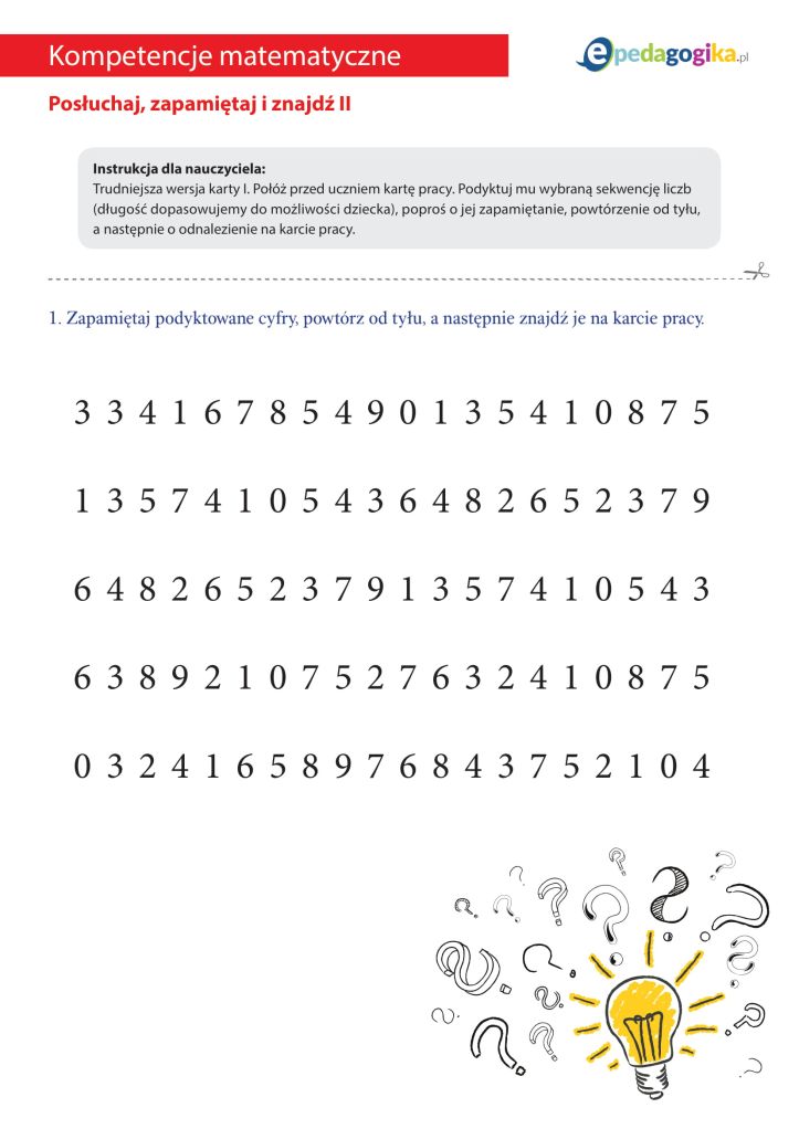 Posłuchaj, zapamiętaj i znajdź II