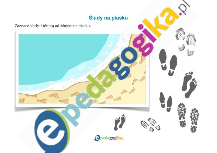 Ślady na piasku