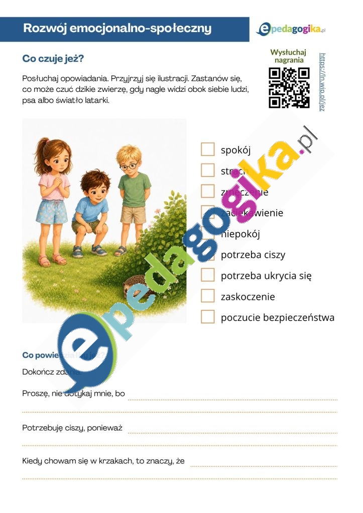 Co czuje jeż