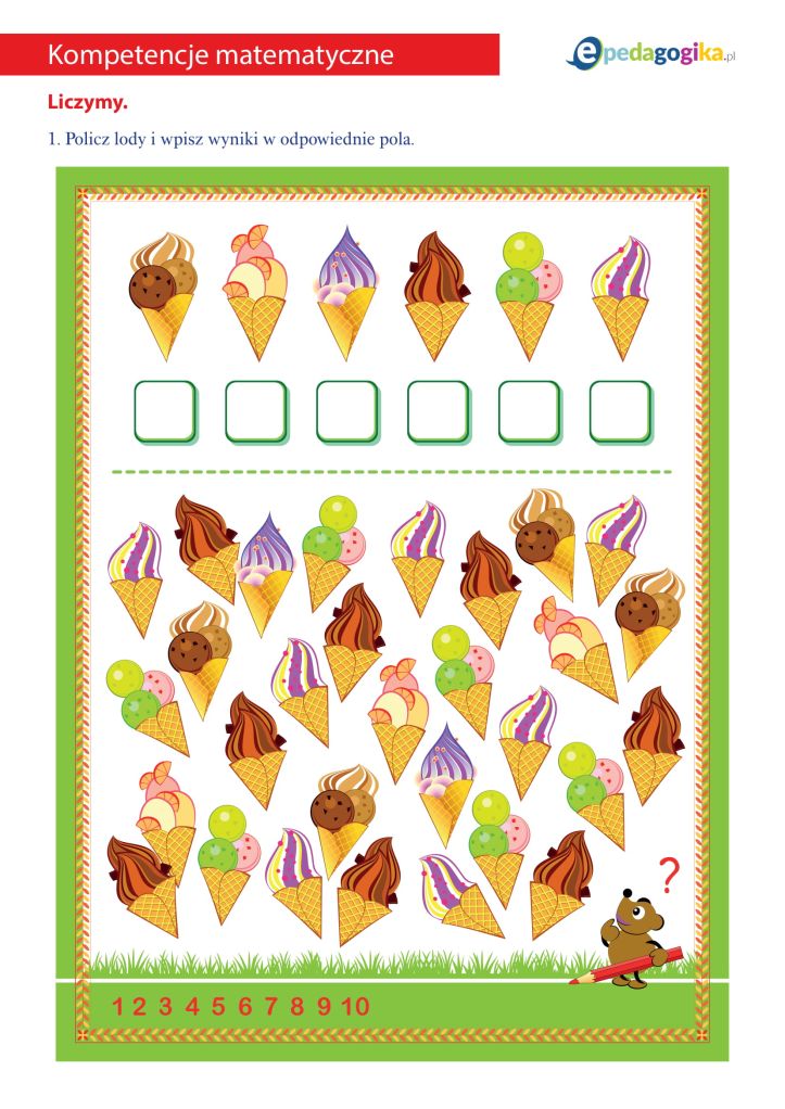 Liczymy - lody