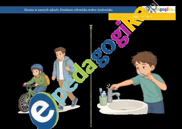 Zalacznik nr 1. Działania człowieka wobec środowiska. Ziemia w naszych rękach – scenariusz zajęć na Dzień Ziemi dla klas I–III