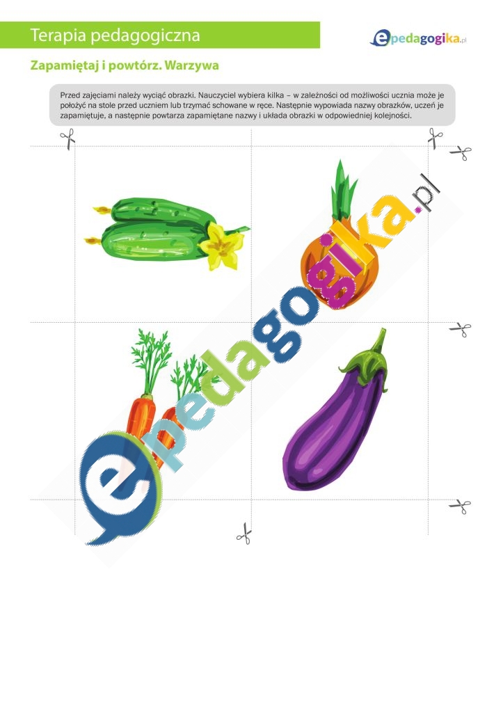 Zapamiętaj i powtórz. Warzywa-3