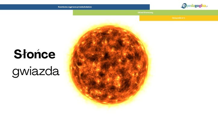Kosmiczna wyprawa przedszkolaków. Scenariusz zajęć o Słońcu, planetach i Księżycu