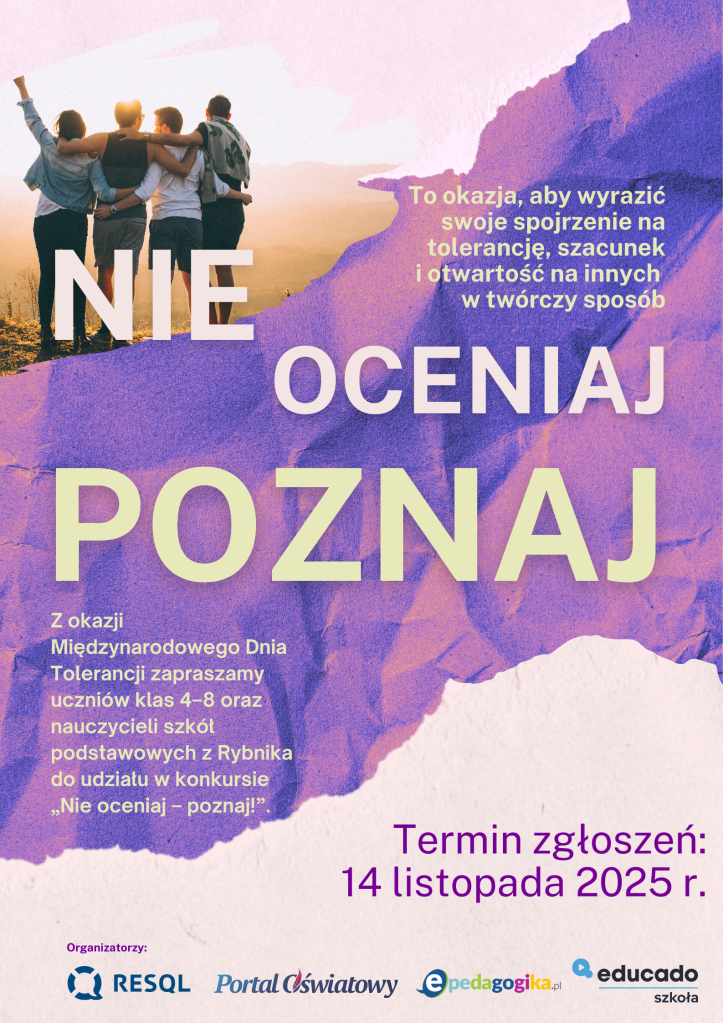 Konkurs „Nie oceniaj – poznaj!”. WYNIKI