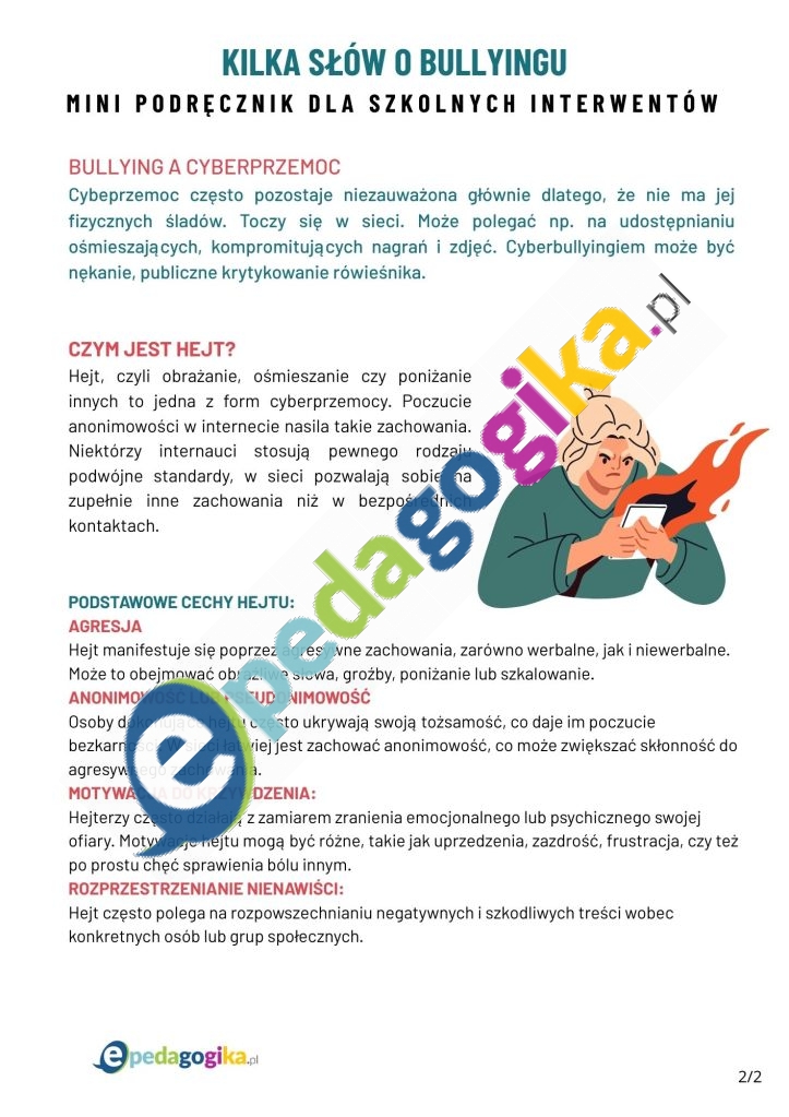  Kilka słów o bullyingu. Minipodręcznik szkolnych interwentów 