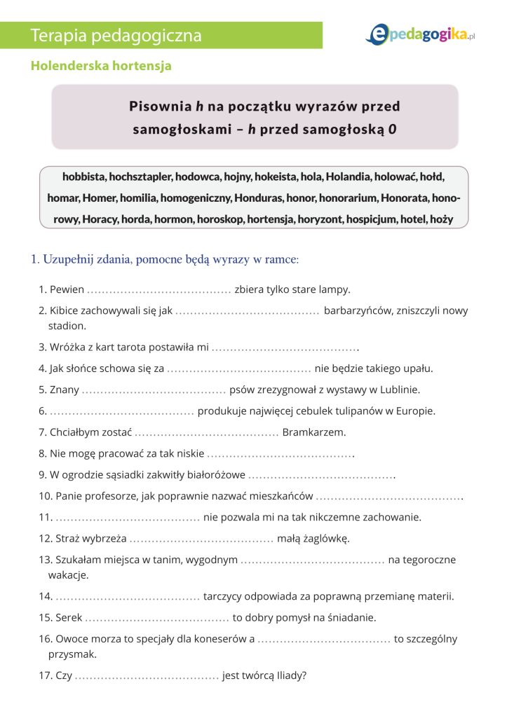 Holenderska hortensja