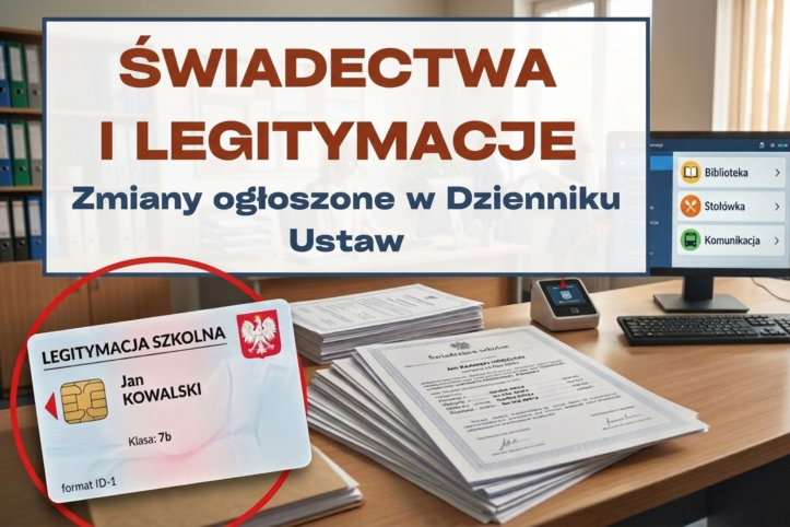  Nowe zasady wydawania świadectw i legitymacji – zmiany w przepisach 