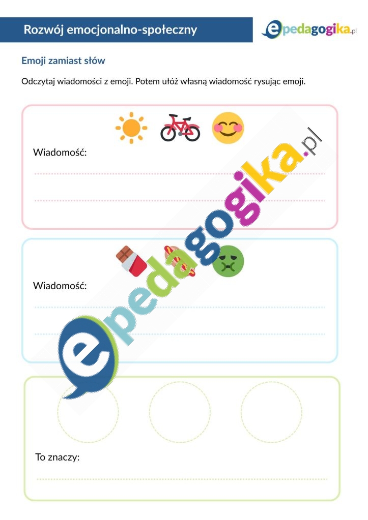 Emoji zamiast słów