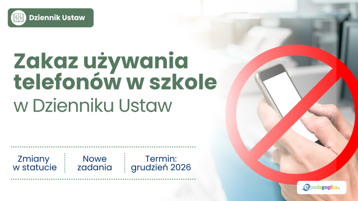 Ustawa o zakazie telefonów ogłoszona w Dzienniku Ustaw