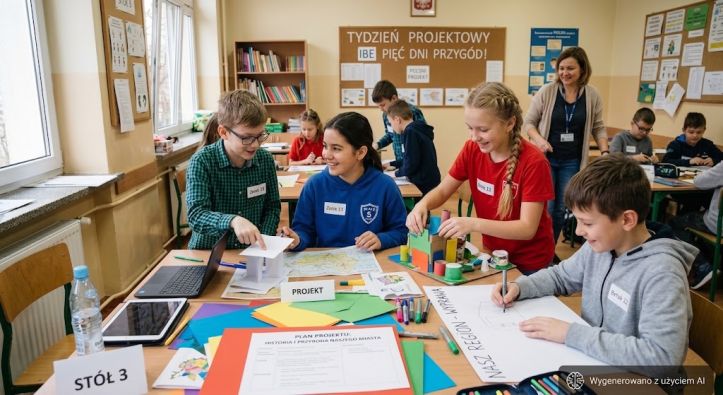 Tydzień projektowy w szkole – jak zaplanować, wdrażać i przygotować szkołę. Poradnik IBE dla nauczycieli