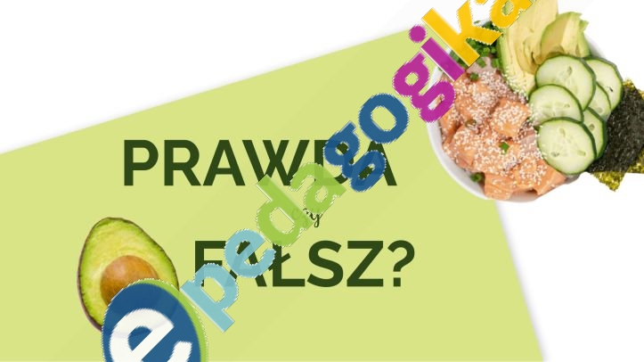   Mój dzień na talerzu – układamy zdrowy jadłospis Edukacja zdrowotna w klasach VII-VIII szkoły podstawowej