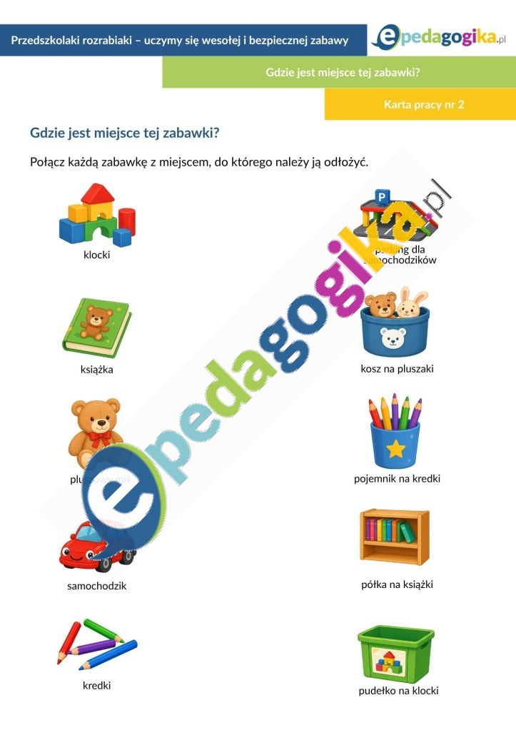 Karta pracy 2. Gdzie jest miejsce tej zabawki-1