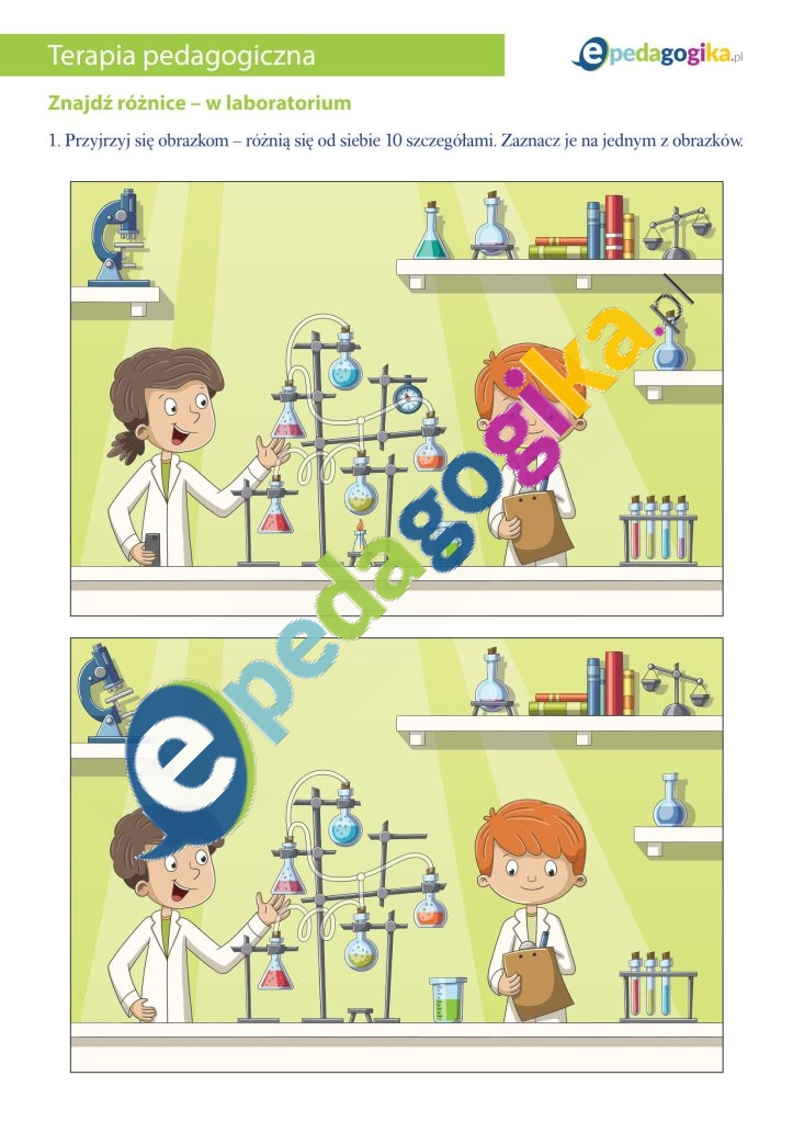 Znajdź różnice – w laboratorium-1