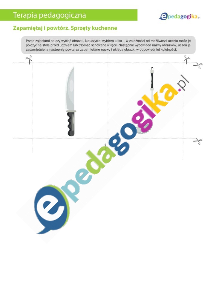 Zapamiętaj i powtórz. Sprzęty kuchenne-2