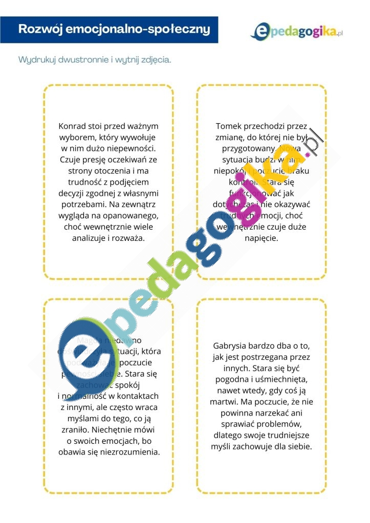   Nie wszystko widać na pierwszy rzut oka – o zachowaniach i samopoczuciu