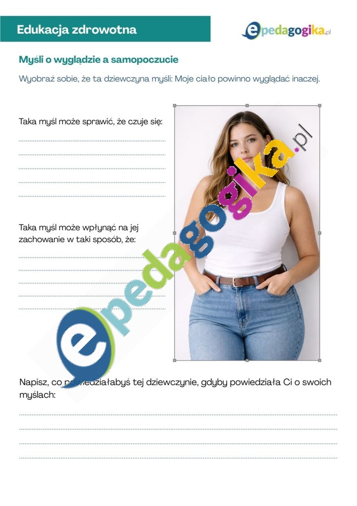 Myśli o wyglądzie a samopoczucie