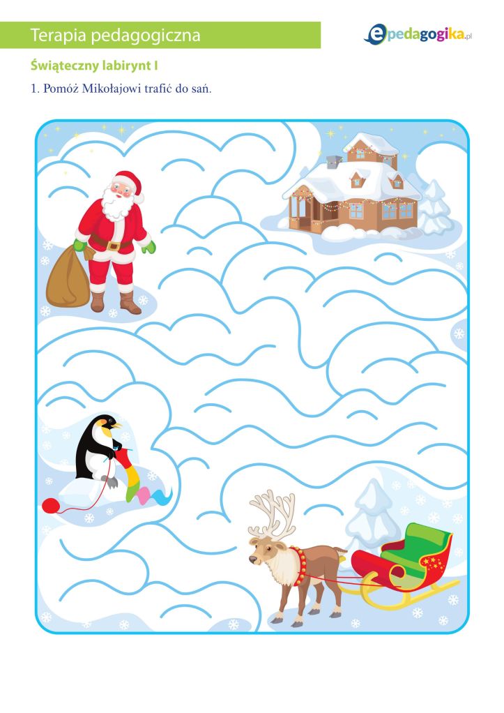Świąteczny labirynt I