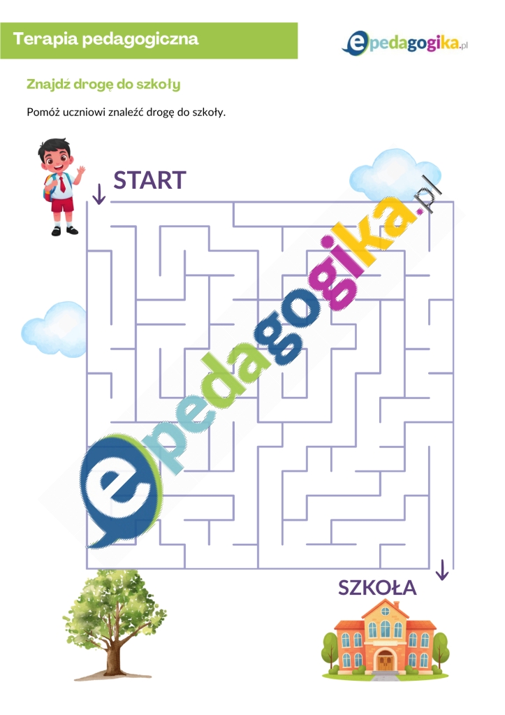 Znajdź drogę do szkoły
