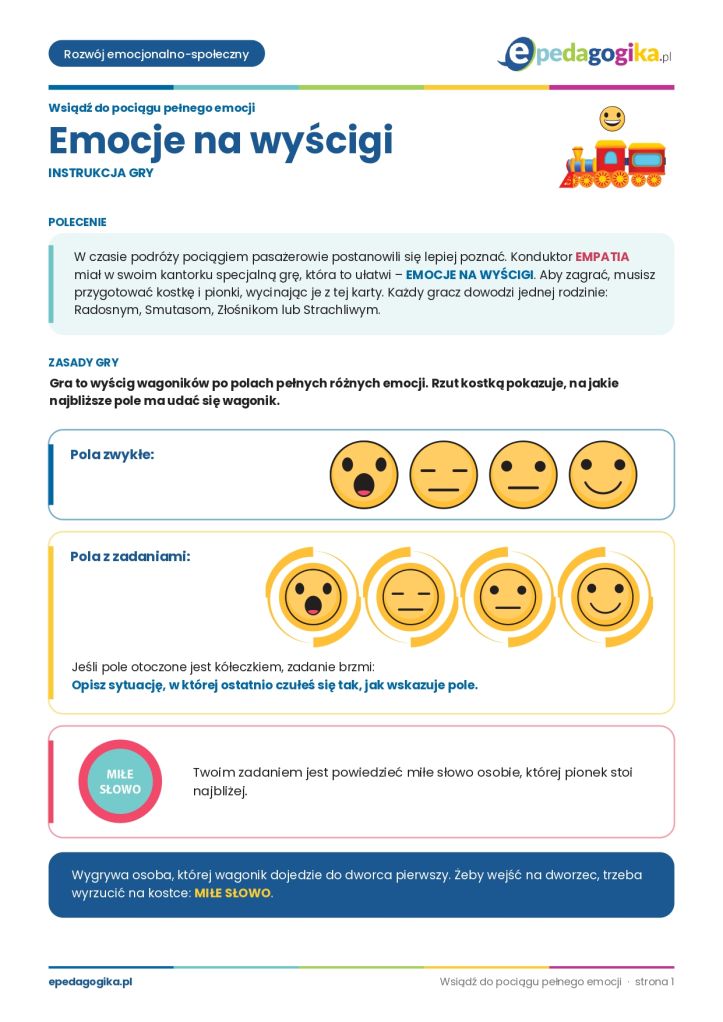 Wsiądź do pociągu pełnego emocji. Gra planszowa