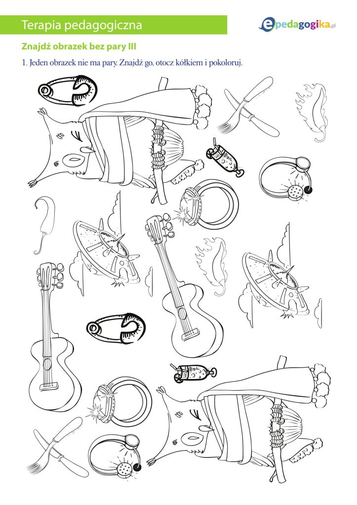 Znajdź obrazek bez pary III