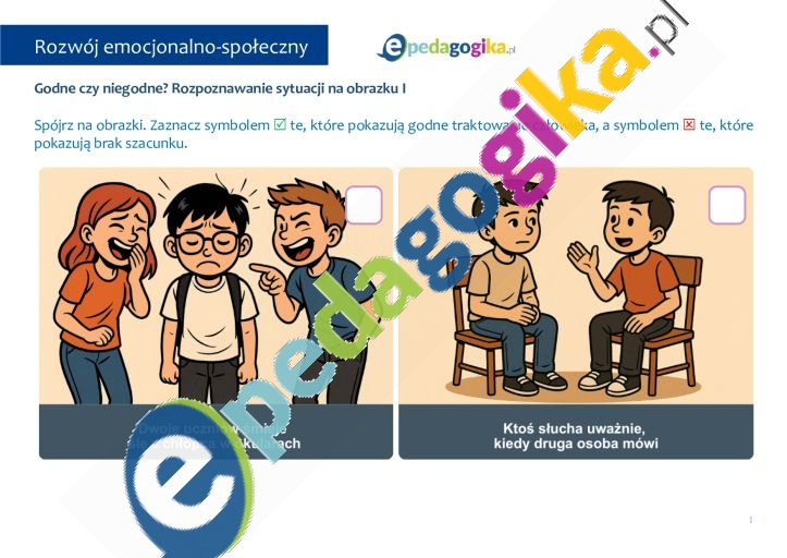   Godność ma znaczenie – zestaw kart pracy na Światowy Dzień Godności