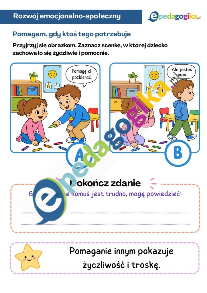 Pomagam, gdy ktoś tego potrzebuje