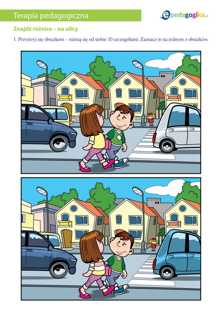 Znajdź różnice - na ulicy