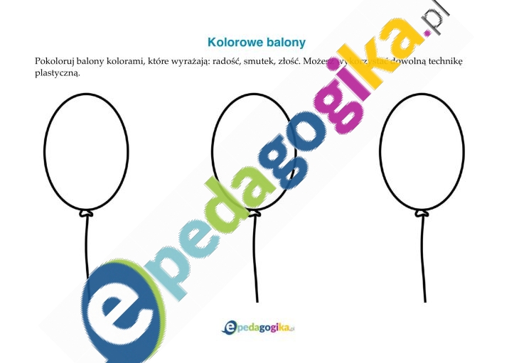 Kolorowe balony 
