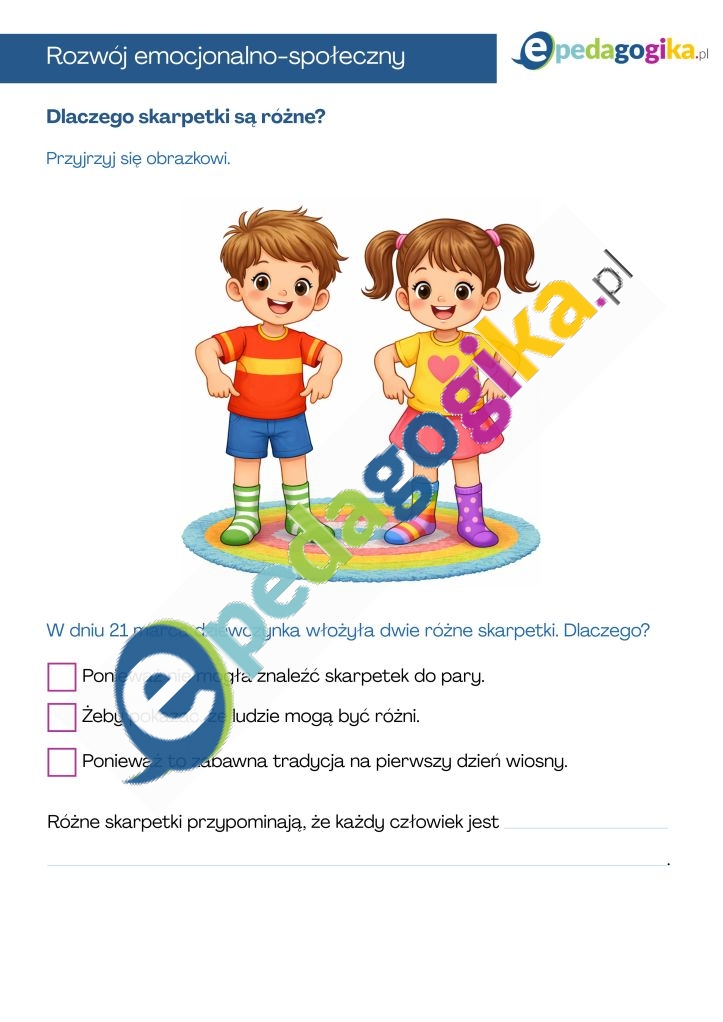 Dlaczego skarpetki są różne