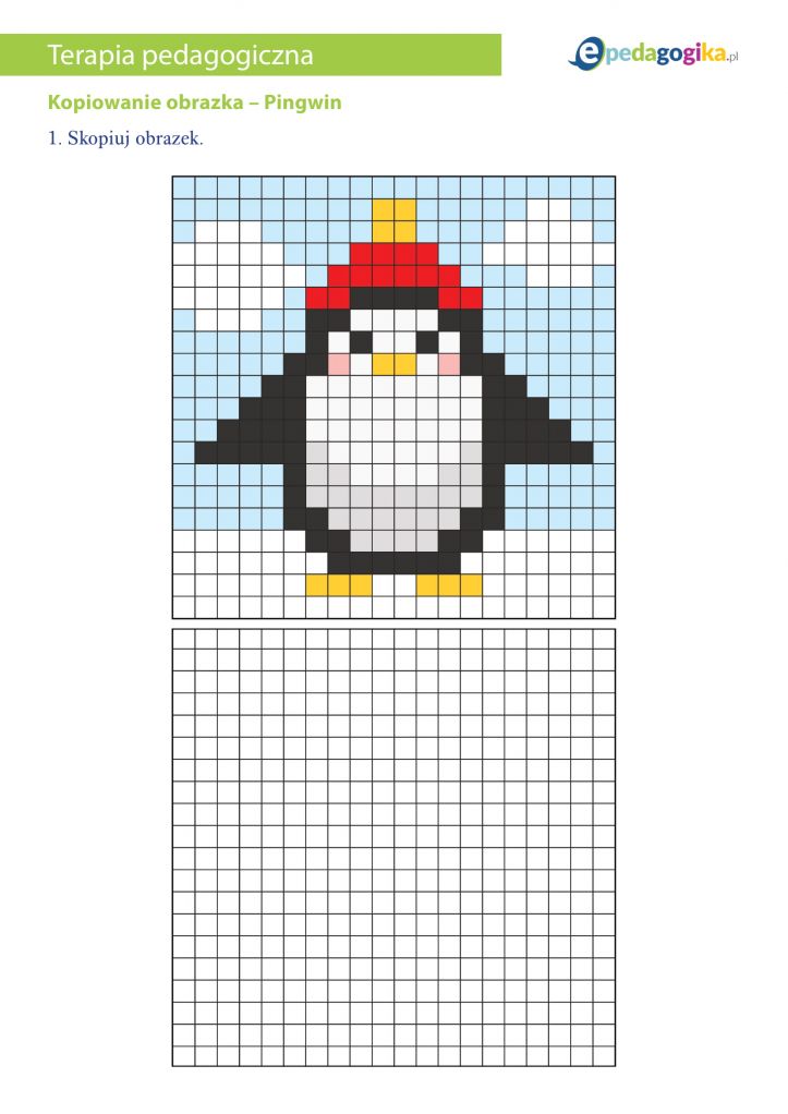 Kopiowanie obrazka - Pingwin