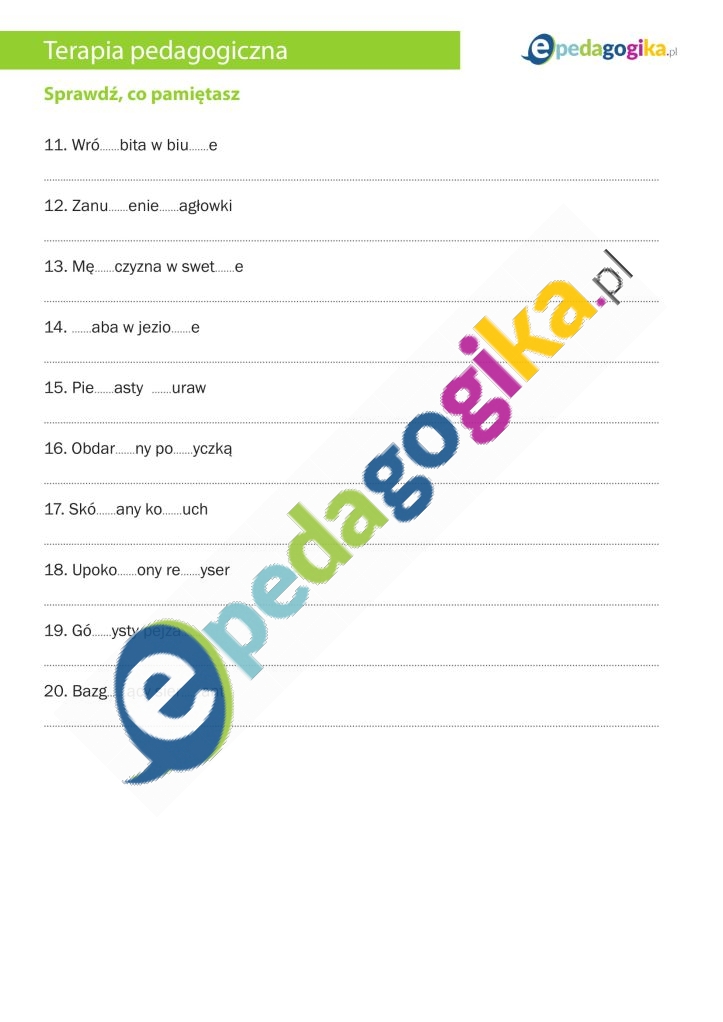 Sprawdź, co pamiętasz-2