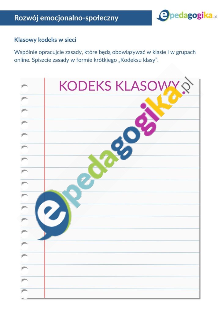 Klasowy kodeks w sieci
