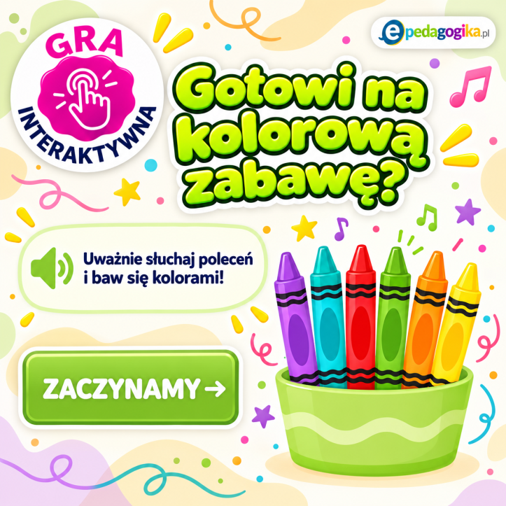 Jaki to kolor? Pokoloruj obrazki!| gra interaktywna