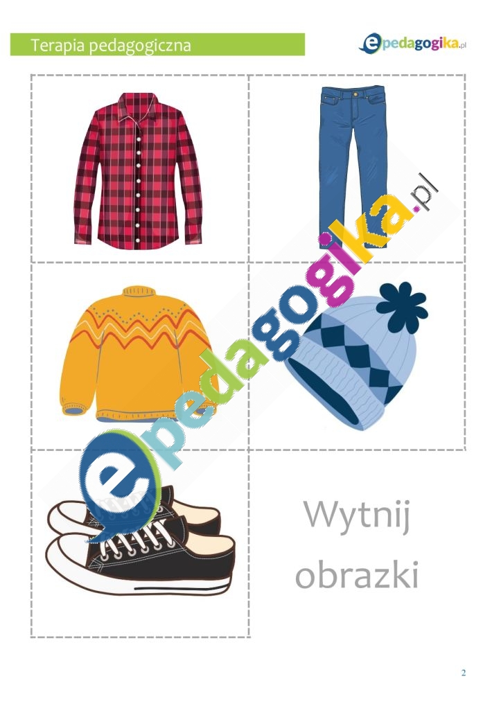   Ćwiczenia orientacji przestrzennej – owoce, ubrania, zwierzęta i pojazdy