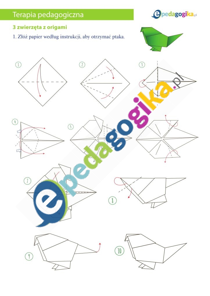 3 zwierzęta z origami-3