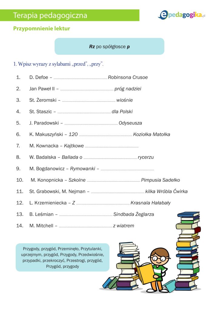 Przypomnienie lektur