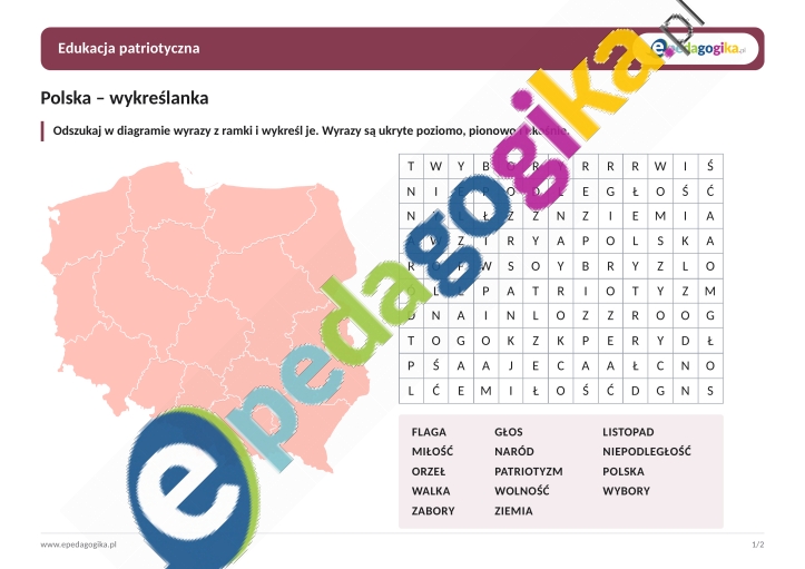 Polska – wykreślanka