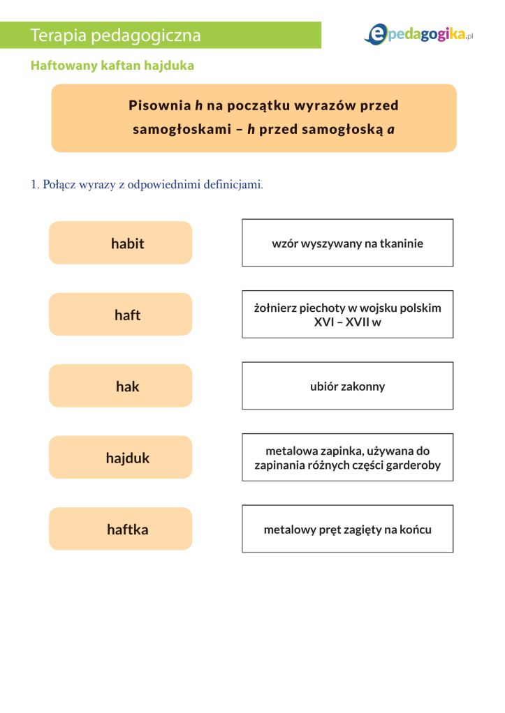 Haftowany kaftan hajduka
