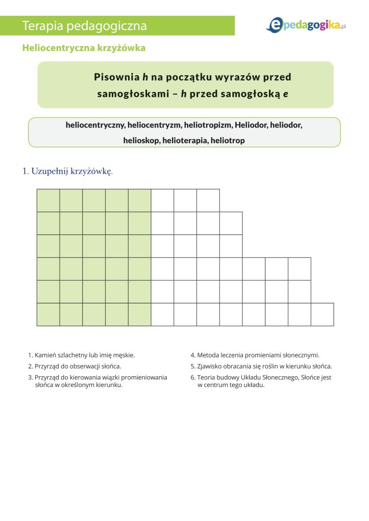 Heliocentryczna krzyżówka
