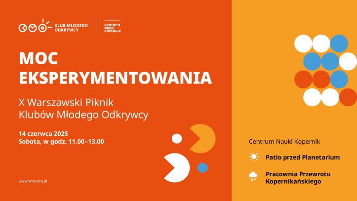 Zapraszamy na X Warszawski Piknik Klubów Młodego Odkrywcy
