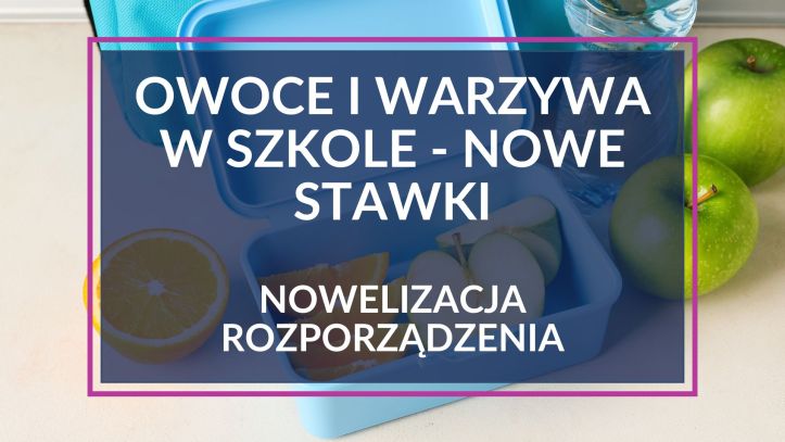 Owoce i warzywa w szkołach – nowe stawki ogłoszone w Dzienniku Ustaw