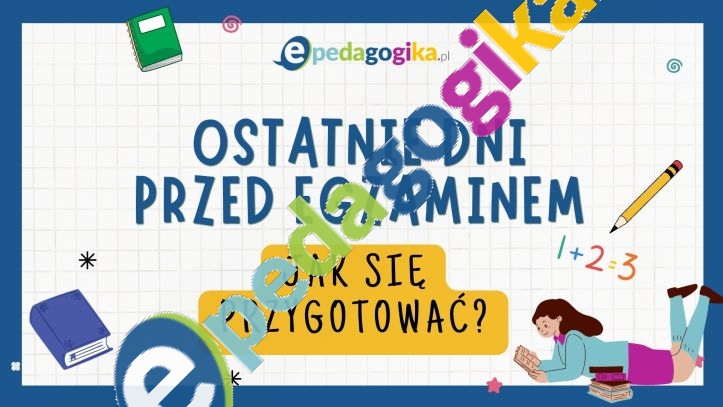 Plakaty do gazetki: Ostatnie dni przed egzaminem ósmoklasisty!